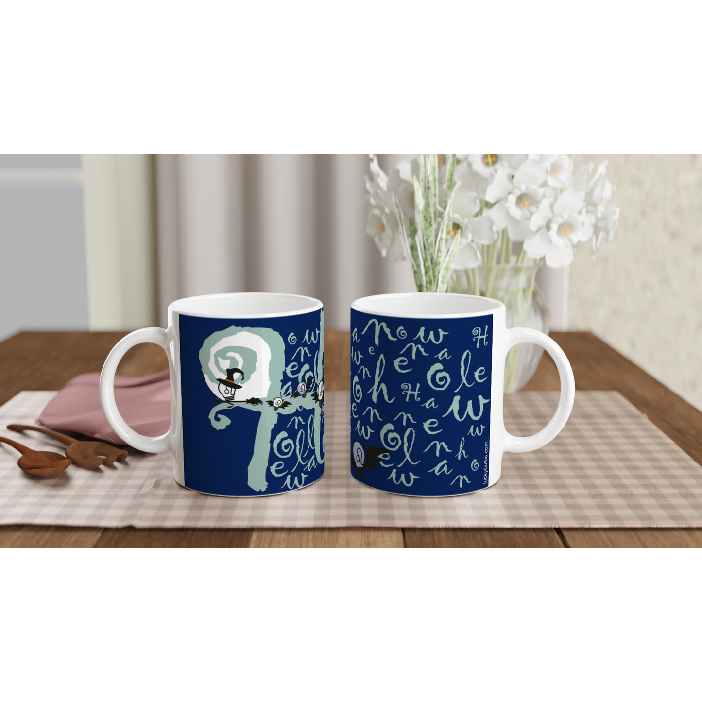 Halloween Bulbs - Witch - Moon 2