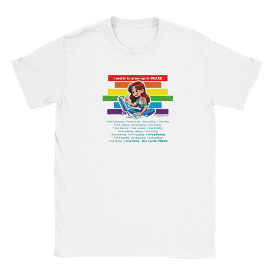 I prefer Grow Up in PEACE - Paint 1 - T-shirt - Kid