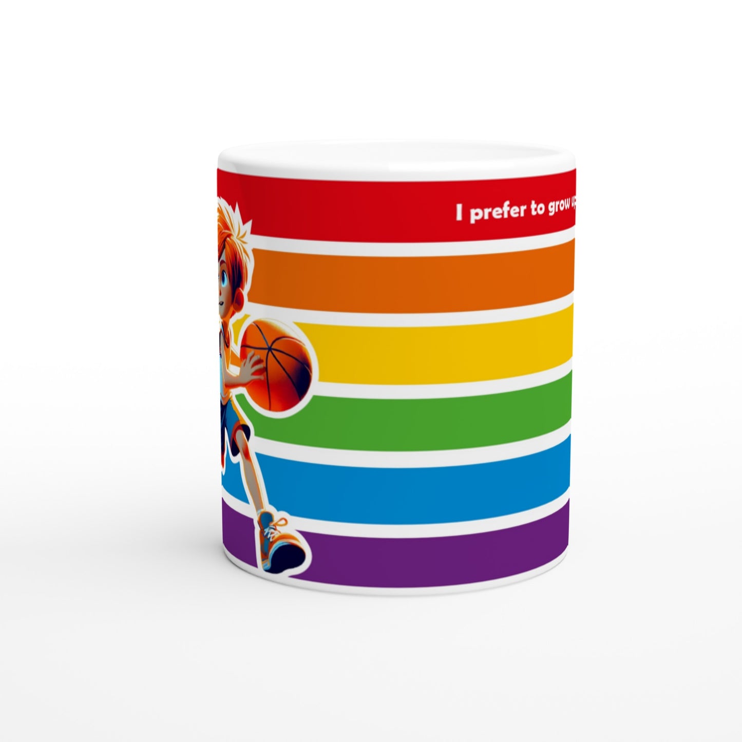 I prefer Grow Up in PEACE - Basketball 3 - Left Grip