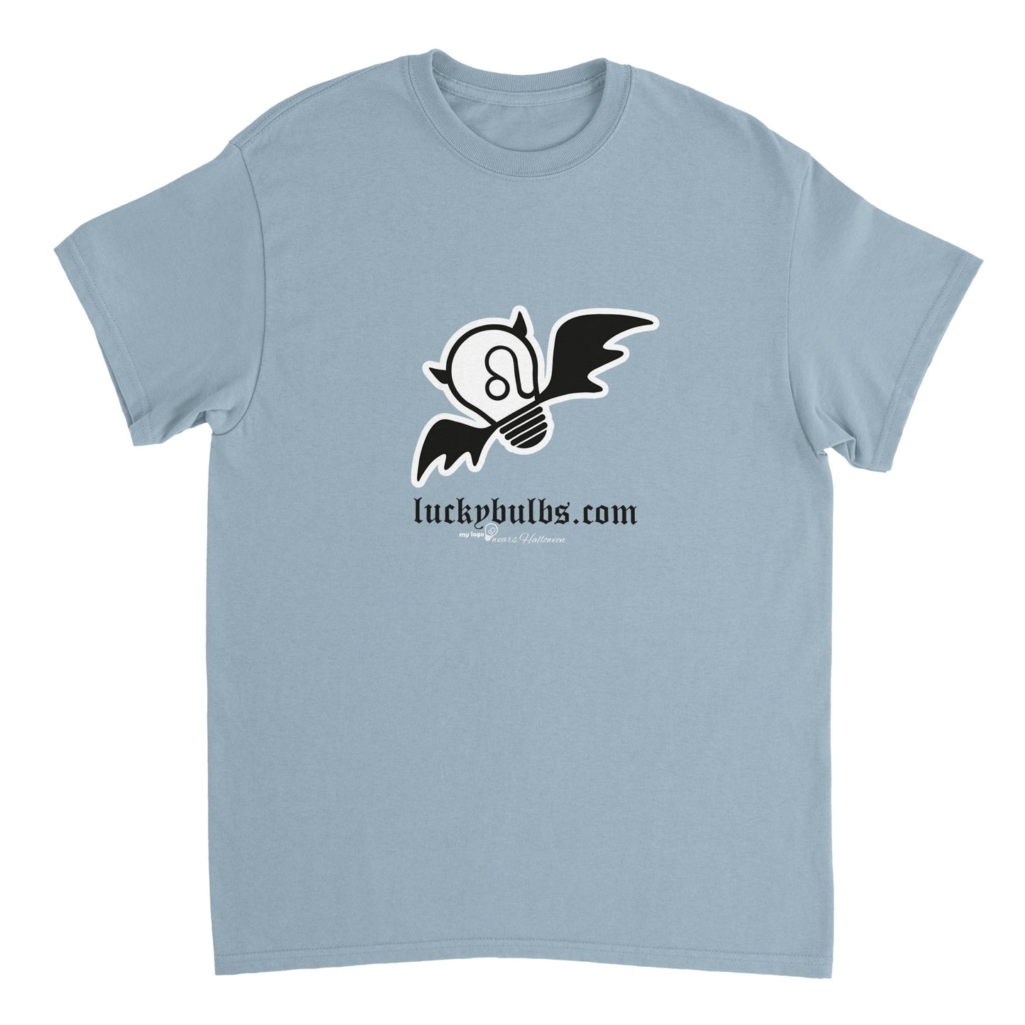 Halloween Bulbs - BAT - Light BLUE Unisex T-shirt