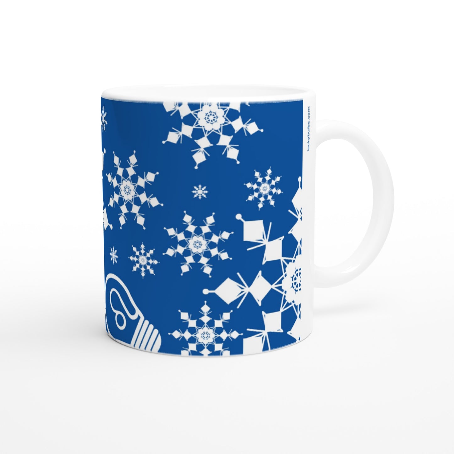 Weihnachtsbirnen - blaues Thema