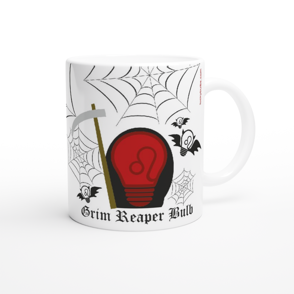 Halloween Bulbs - Witch - GRIM REAPER - Ceramic Mug