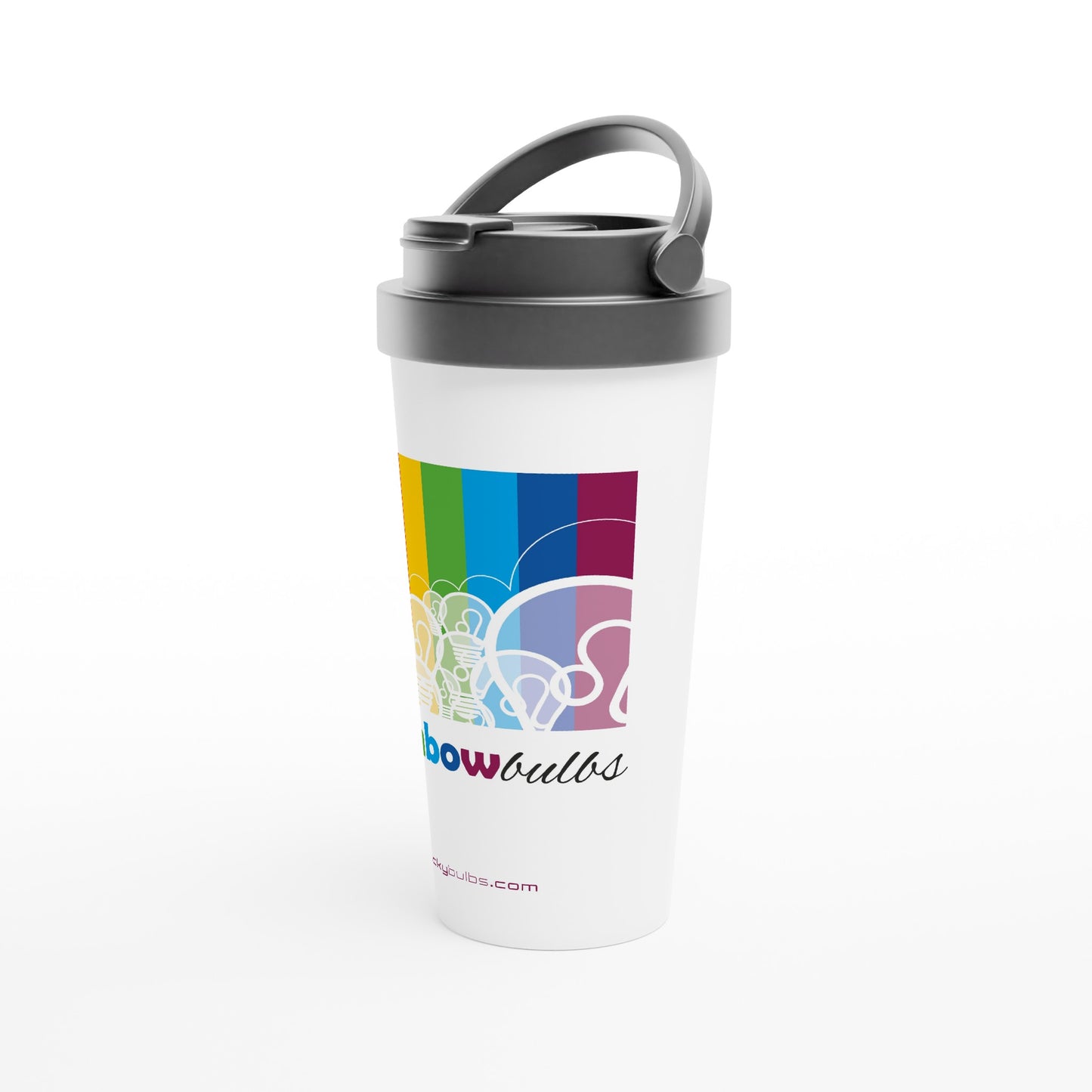 Rainbow Bulbs - THEME - FLIGHT - travel mug