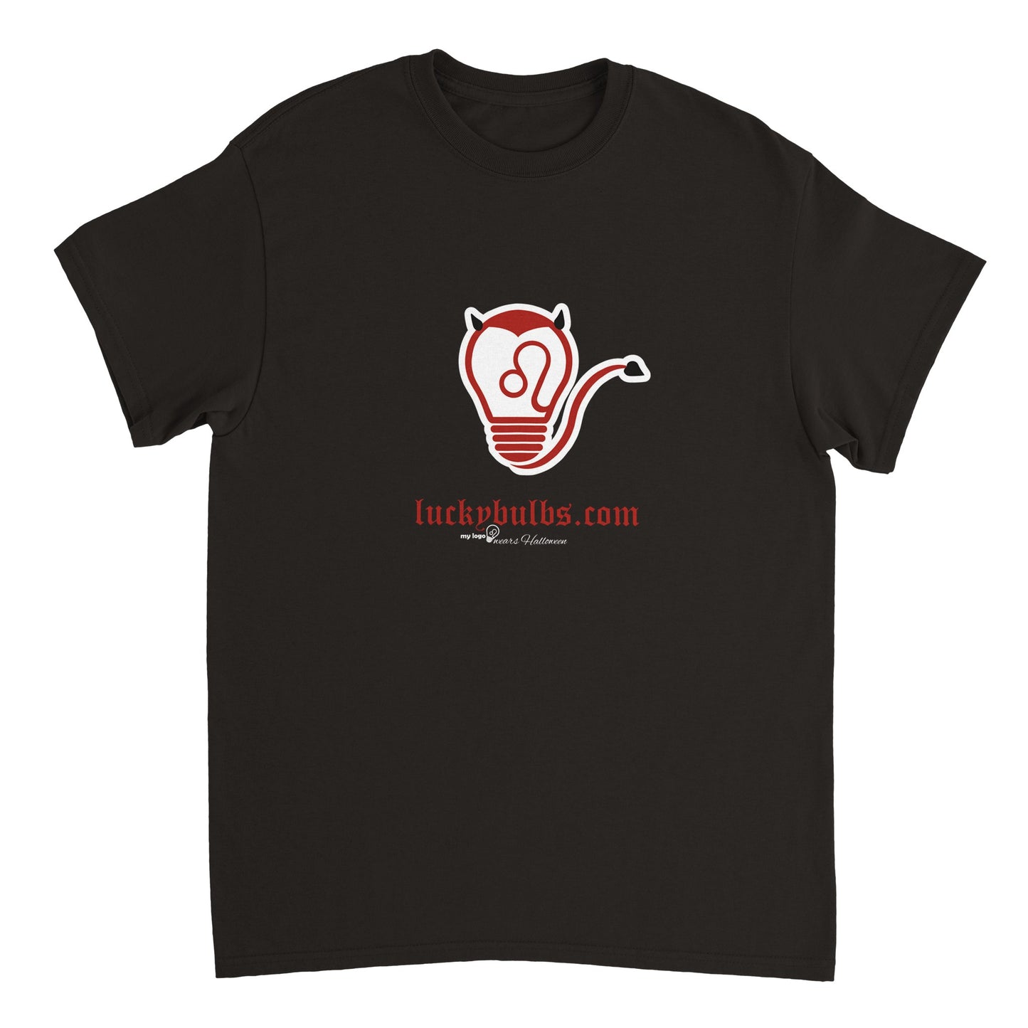 Halloween Bulbs - DEVIL - T-shirt BLACK Unisex