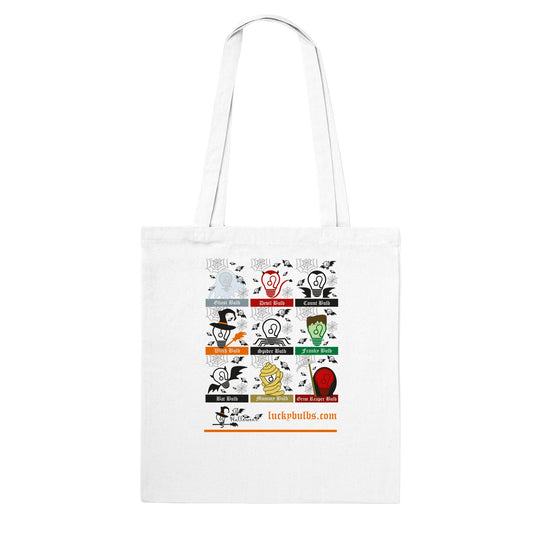 Halloween Bulbs - MONSTERS - Tote bag classica