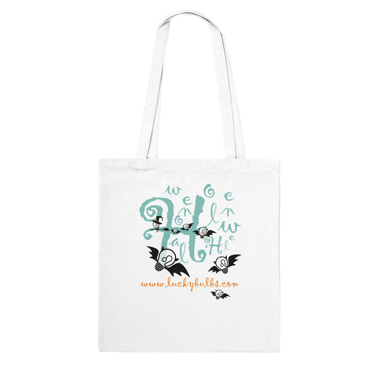 Halloween Bulbs - WITCH - BATS - Classic tote bag