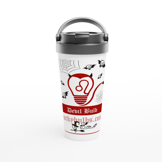 Halloween Bulbs - DEVIL - travel mug