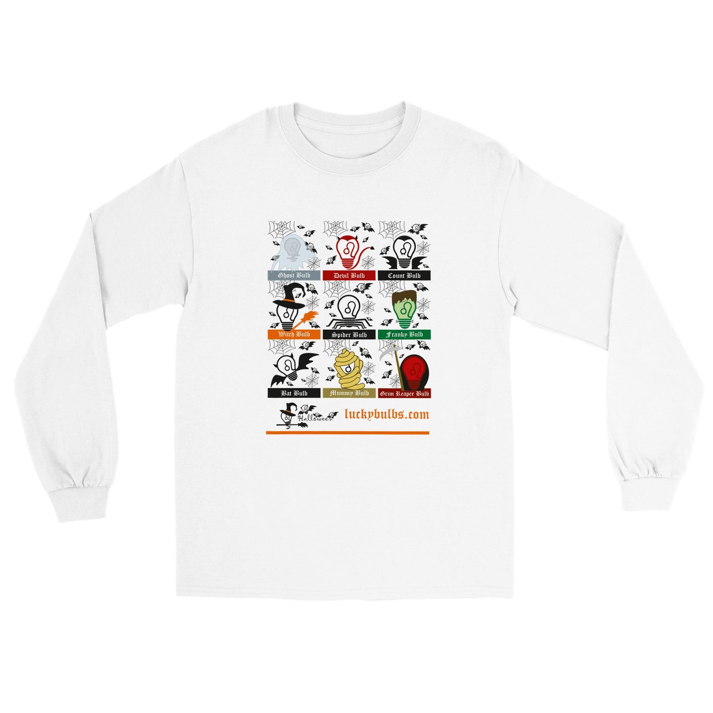 Halloween Bulbs - MONSTERS - Longsleeve Shirt - Unisex