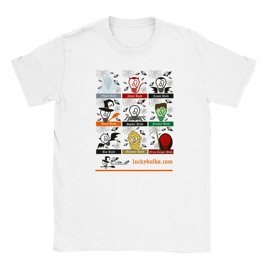 Halloween Bulbs - MONSTERS - KIDS - t-shirt