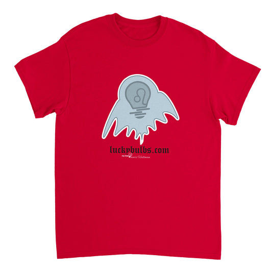 Halloween Bulbs - GHOST - T-shirt RED Unisex