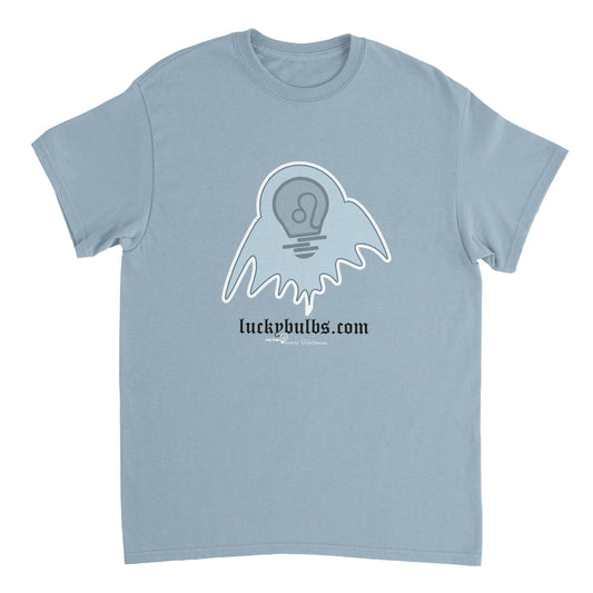 Halloween Bulbs - GHOST - T-shirt Light BLUE Unisex