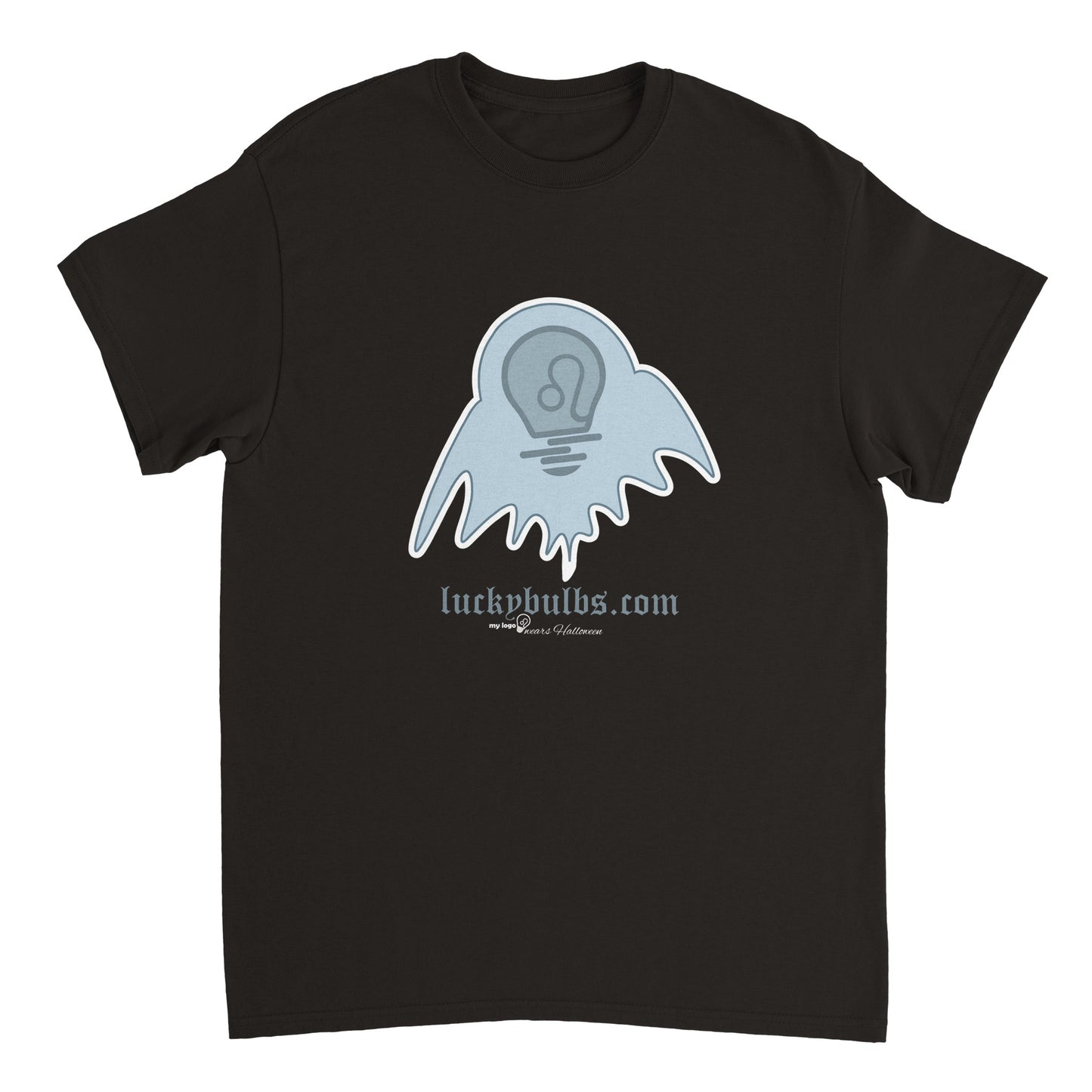 Halloween Bulbs - GHOST - T-shirt BLACK Unisex