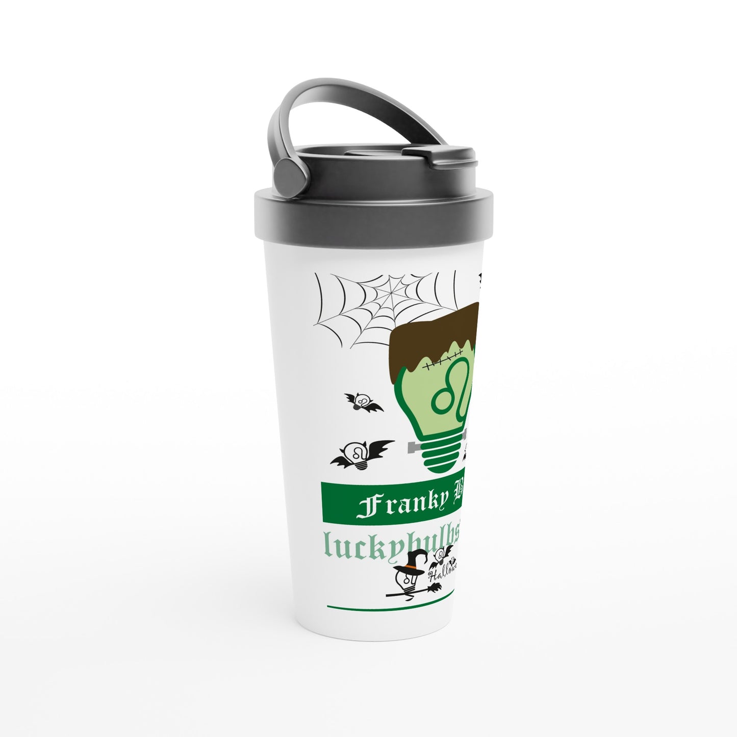 Halloween Bulbs - FRANKY - travel mug