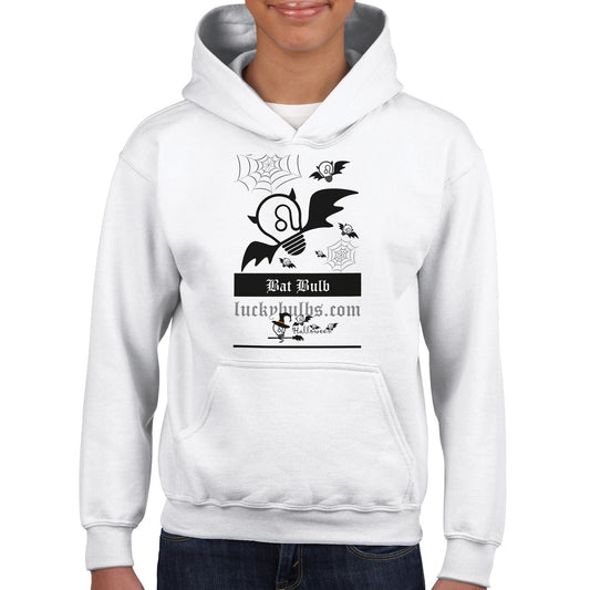 Halloween Bulbs - BAT - KIDS - Pullover Hoodie