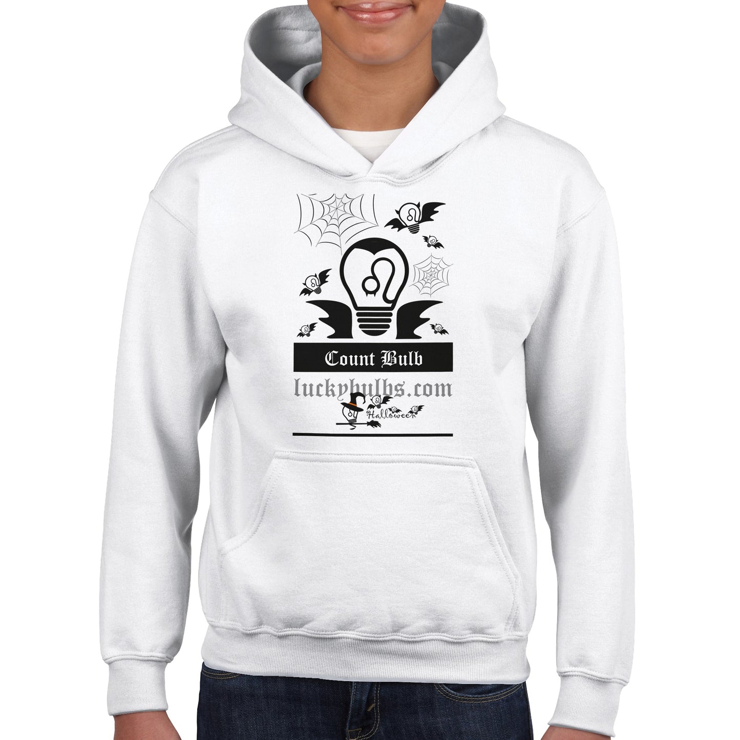 Halloween Bulbs - COUNT - KIDS - Pullover Hoodie