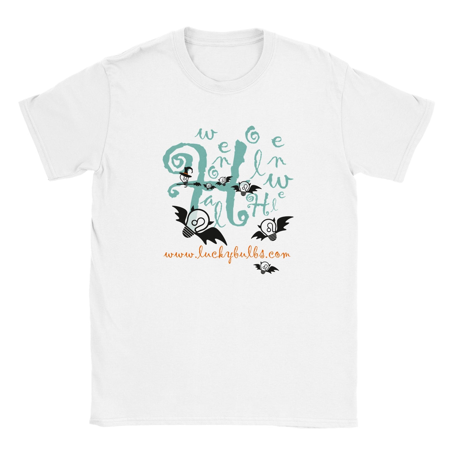 Halloween Bulbs - WITCH - BATS - T-shirt UNISEX