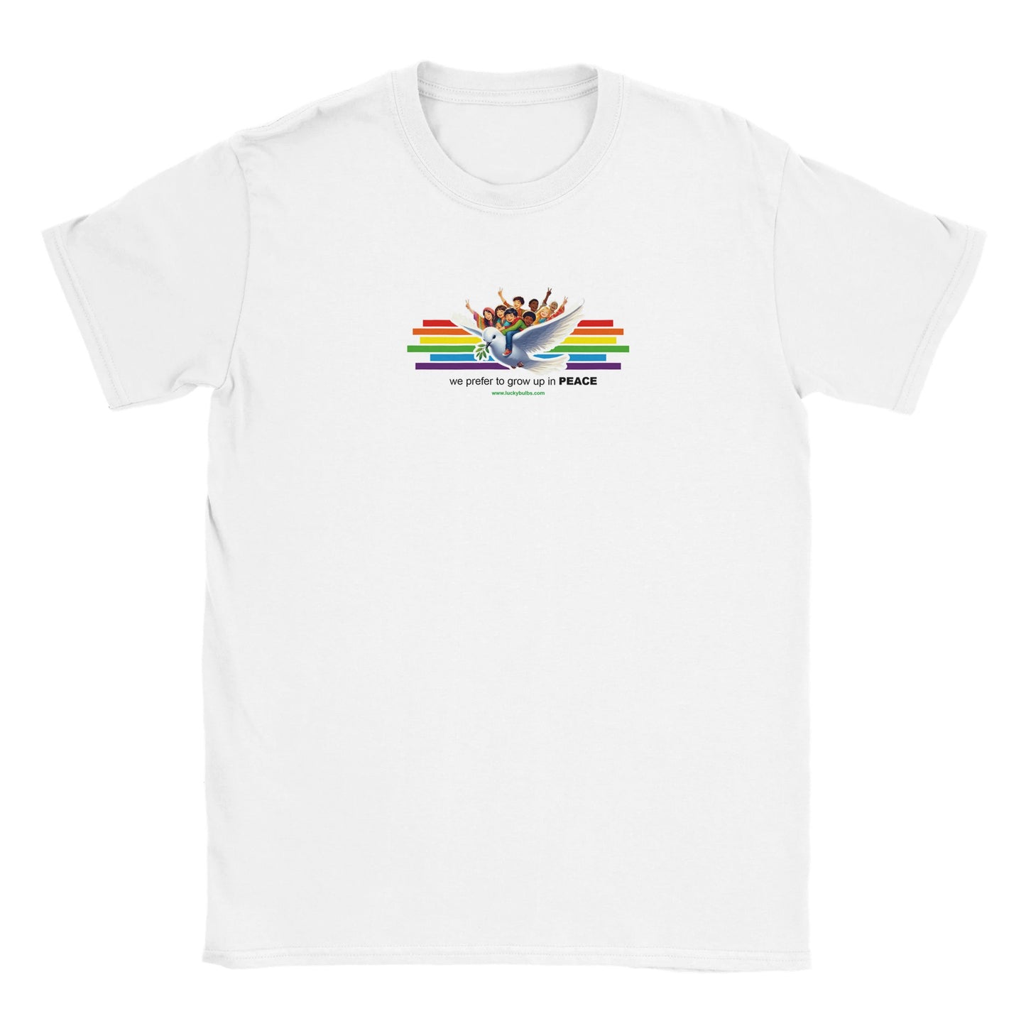 I prefer Grow Up in PEACE - a DOVE AI - T-shirt - Kid