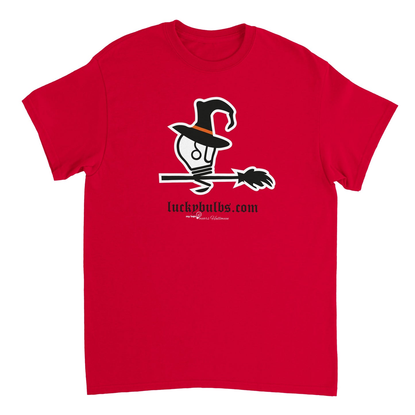 Halloween Bulbs - WITCH - T-shirt RED Unisex