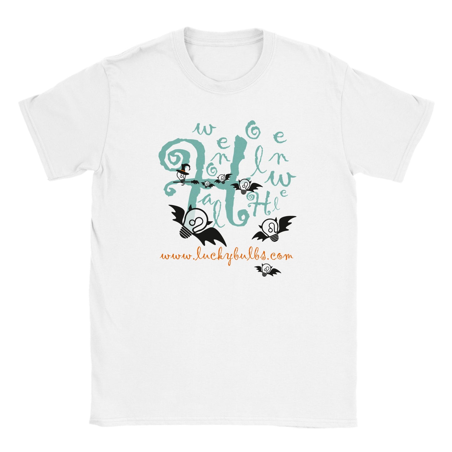 Halloween Bulbs - WITCH - BATS - KIDS - t-shirt