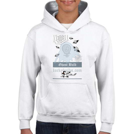 Halloween Bulbs - GHOST - KIDS - Pullover Hoodie