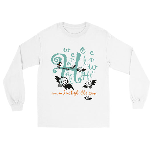 Halloween Bulbs - WITCH - BATS - Longsleeve Shirt - Unisex