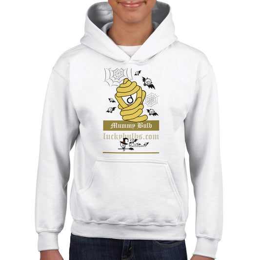 Halloween Bulbs - MUMMY - KIDS - Pullover Hoodie