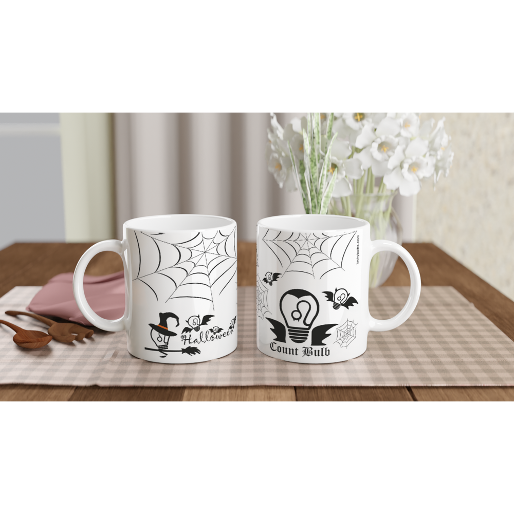 Halloween Bulbs - Witch - COUNT - Ceramic Mug