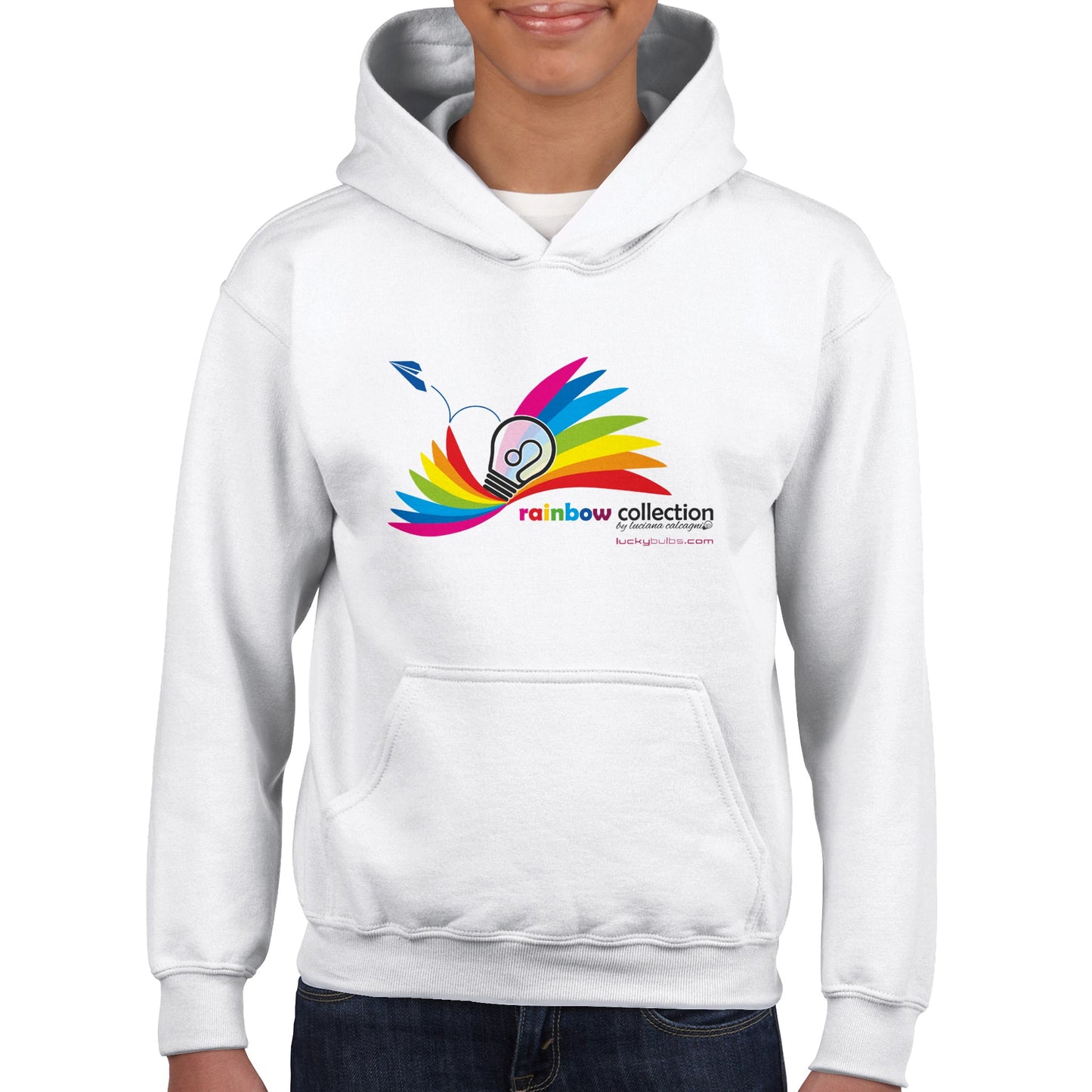 Rainbow Bulbs Kids - Collection - VOLO - Pullover Hoodie