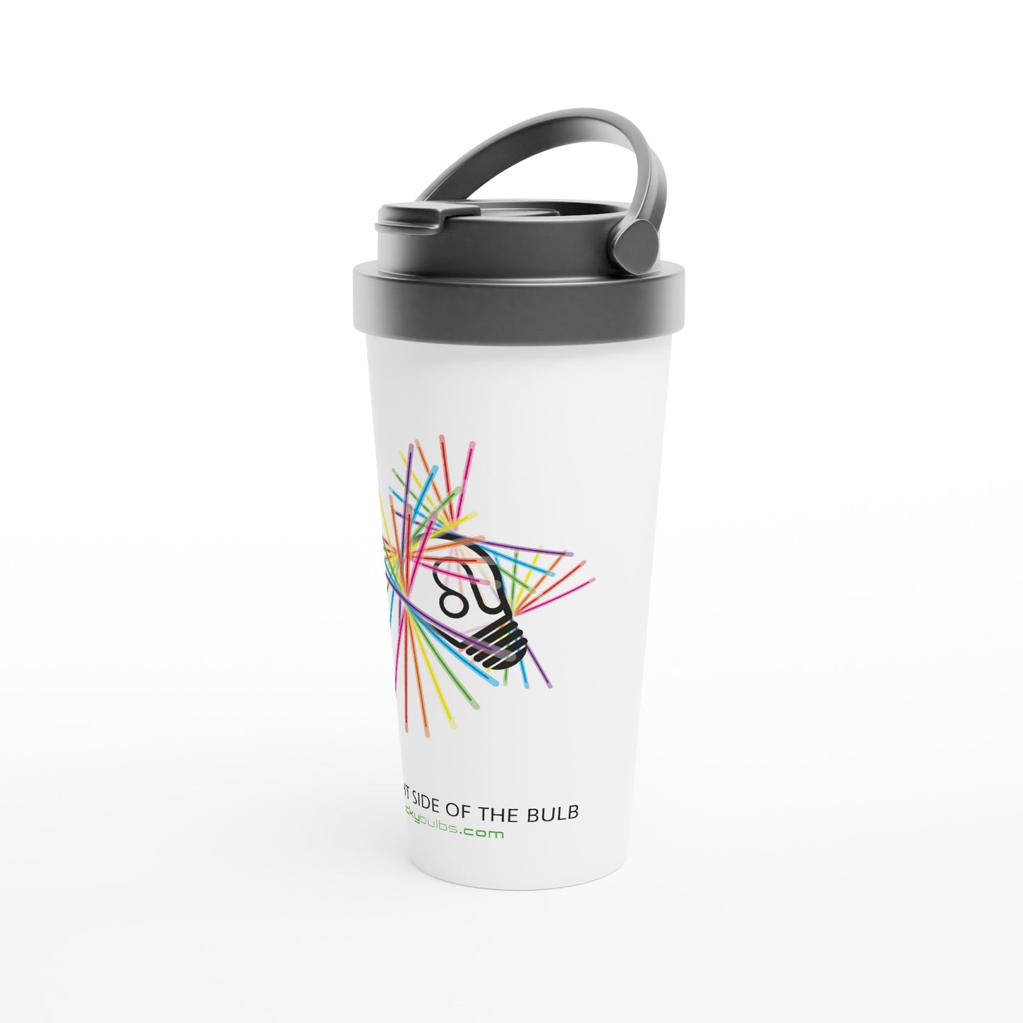 The light side of the Bulb - 1 - travel mug