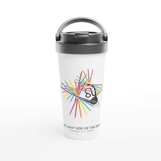 The light side of the Bulb - 1 - travel mug