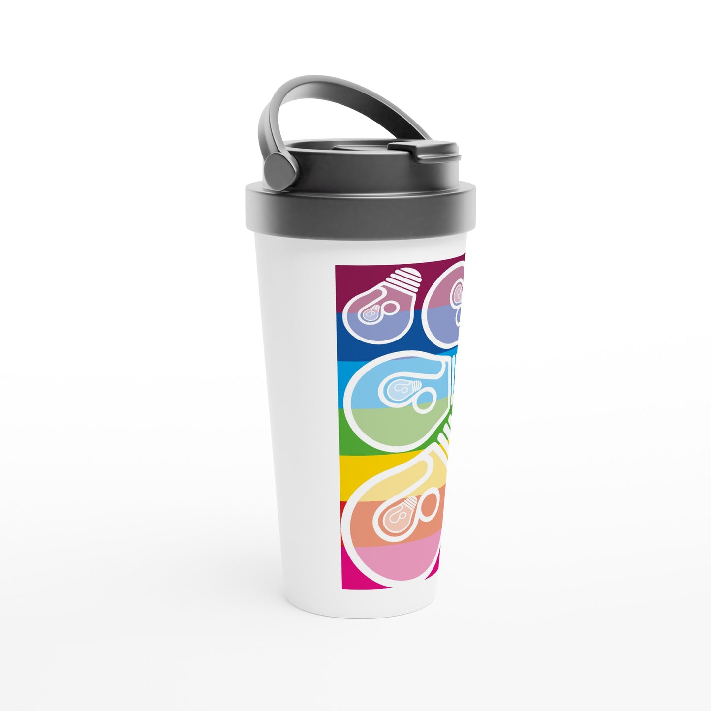 Rainbow Bulbs - 2023001 - travel mug