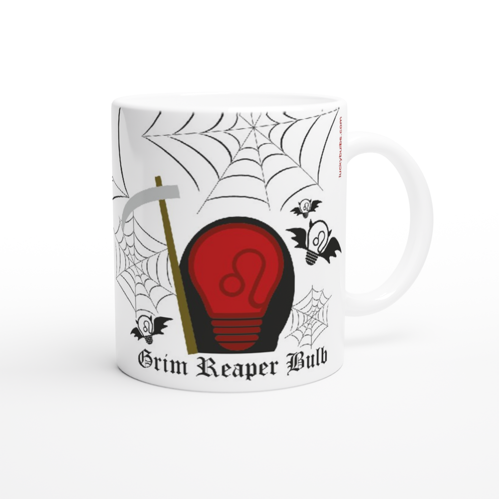 Halloween Bulbs  - Witch - GRIM REAPER - Ceramic Mug