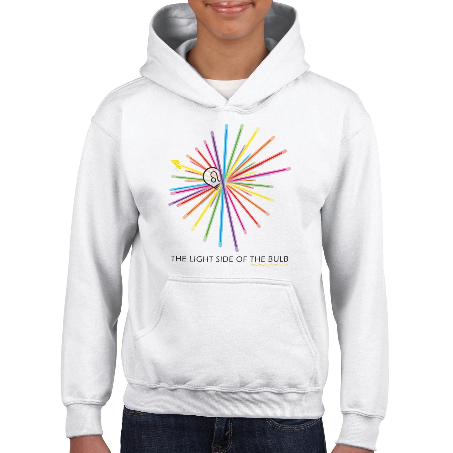 The light side of  the Bulb - Kids - 2 - VOLO - Pullover Hoodie