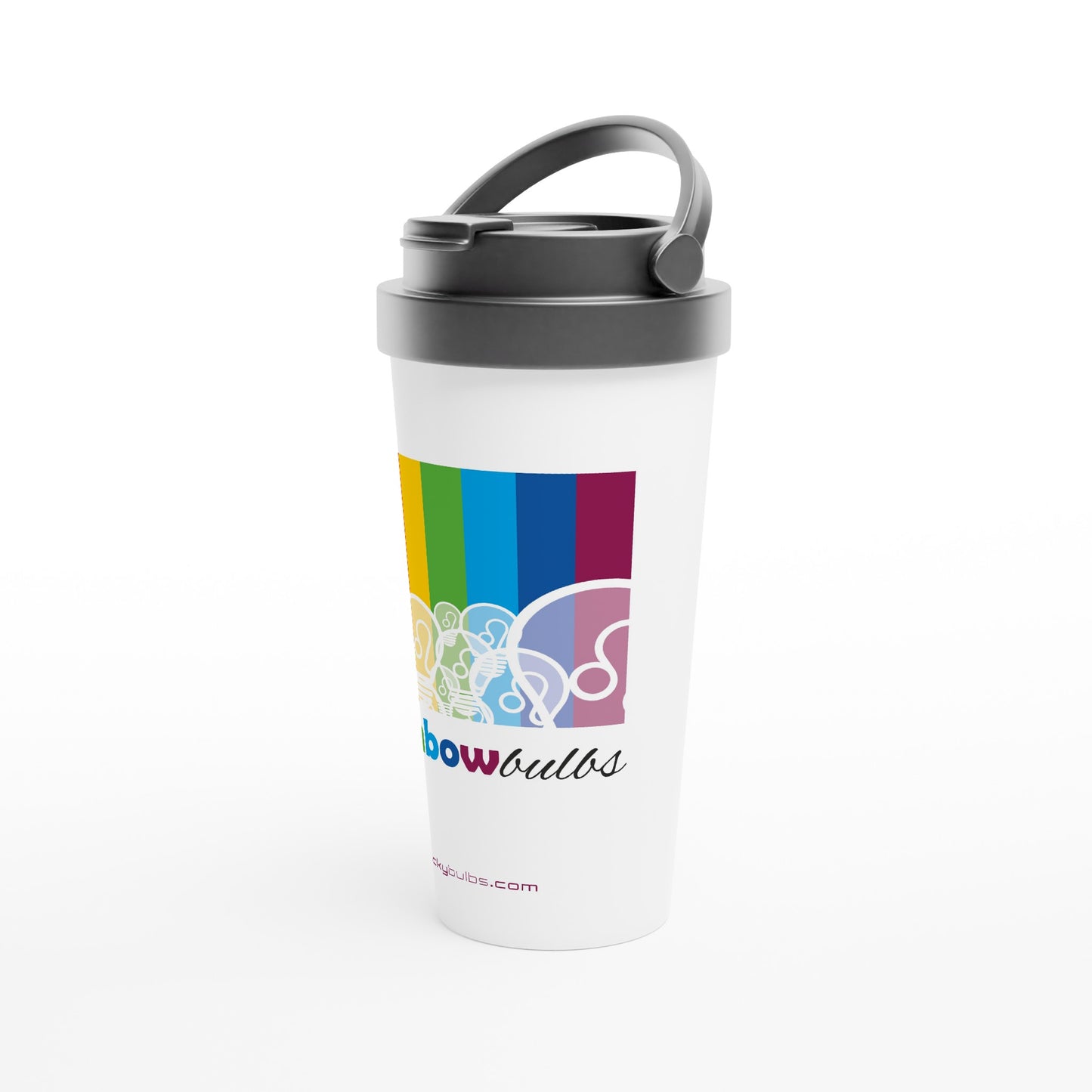 Rainbow Bulbs - TEMA - travel mug