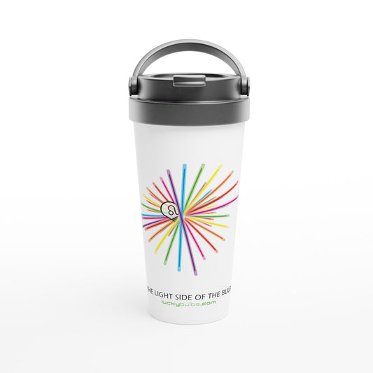 The light side of the Bulb - 2 - travel mug