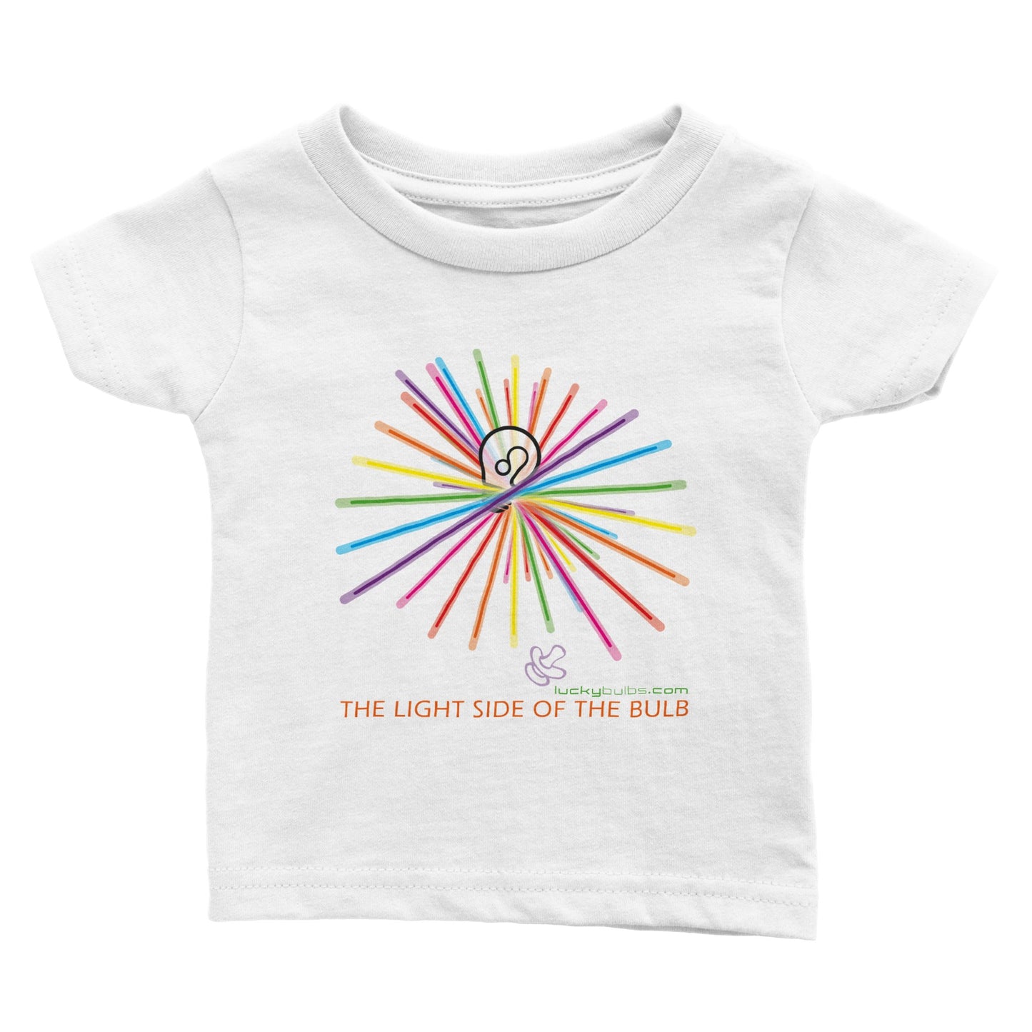 The light side of the Bulb - Baby - 3 - HAPPY - T-Shirt