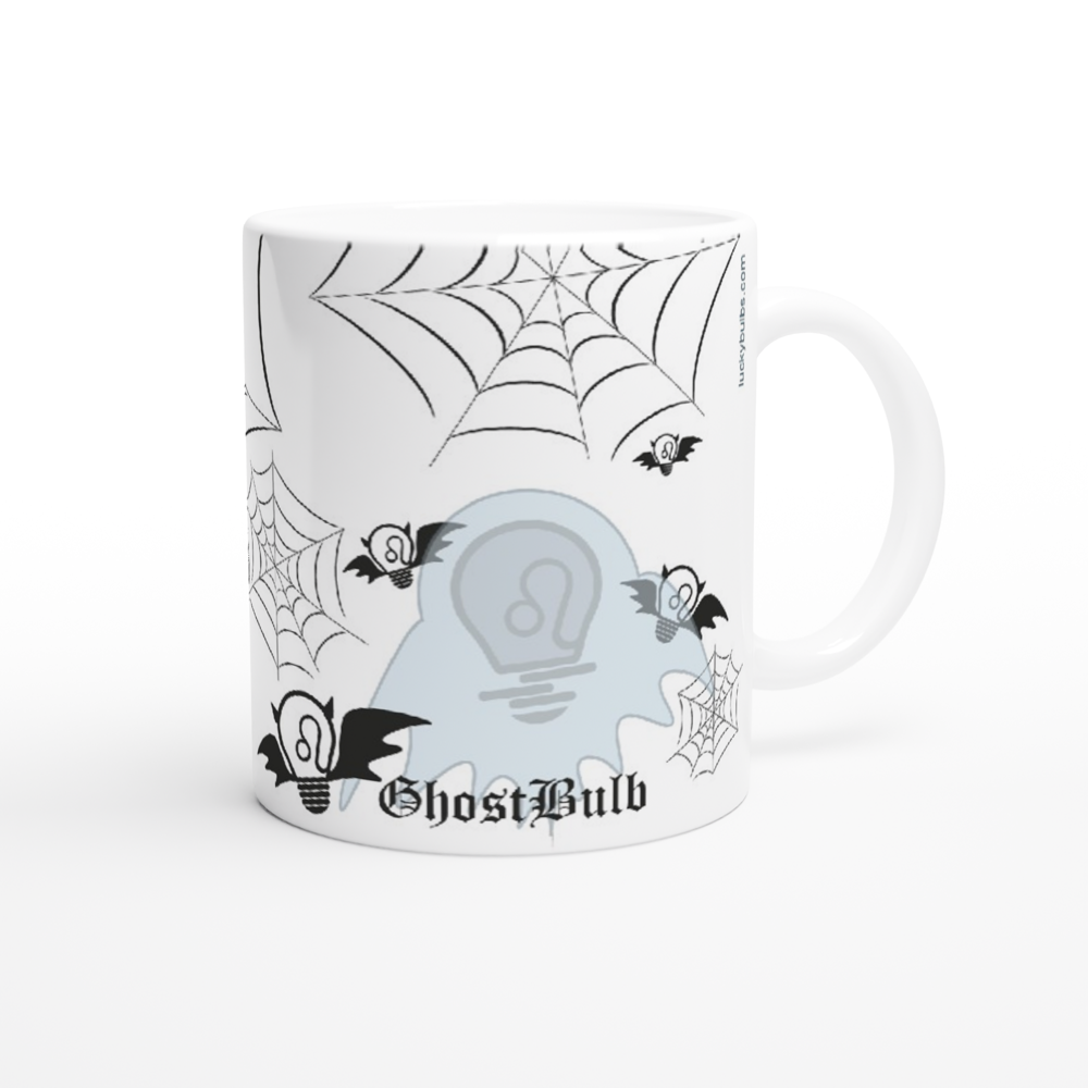 Halloween Bulbs - Witch - GHOST - Ceramic Mug