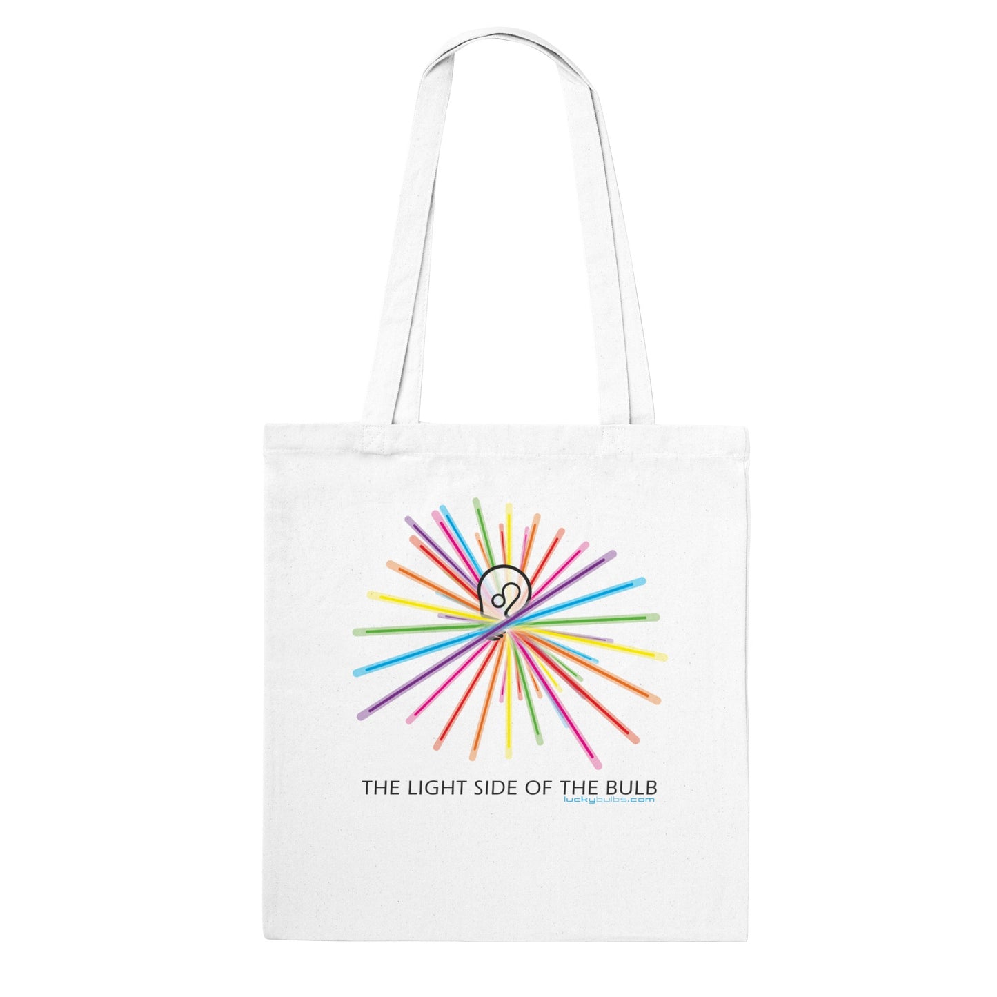 The light side of the  Bulb - 3 - Tote bag classica