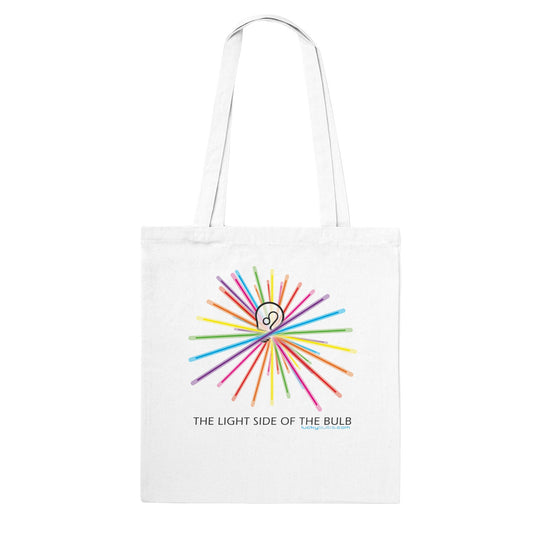 The light side of the  Bulb - 3 - Tote bag classica