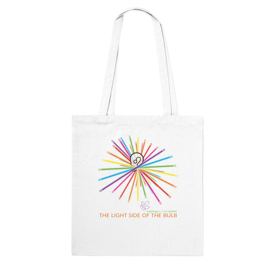 The light side of the Bulb - 3 - HAPPY - Classic tote bag