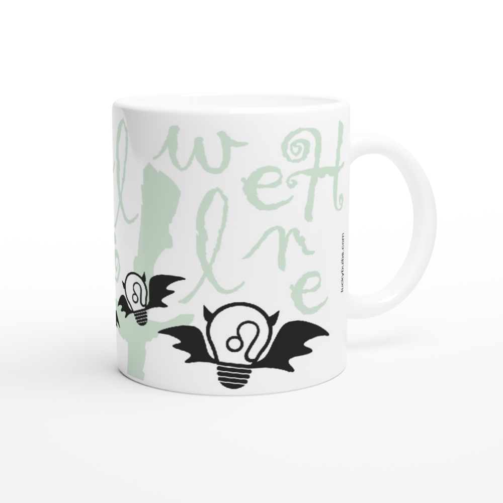 Halloween Bulbs - Witch - Moon - Ceramic Mug