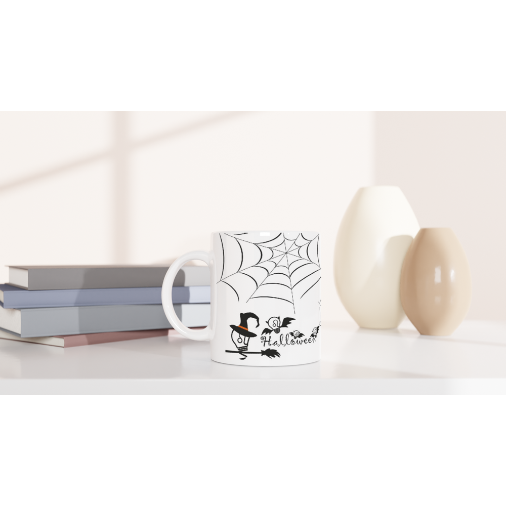 Halloween Bulbs - Witch - SPIDER - Ceramic Mug