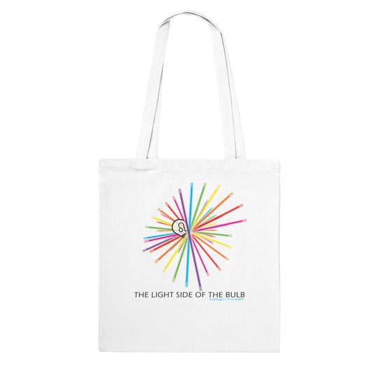 The light side of the  Bulb - 2 - Tote bag classica