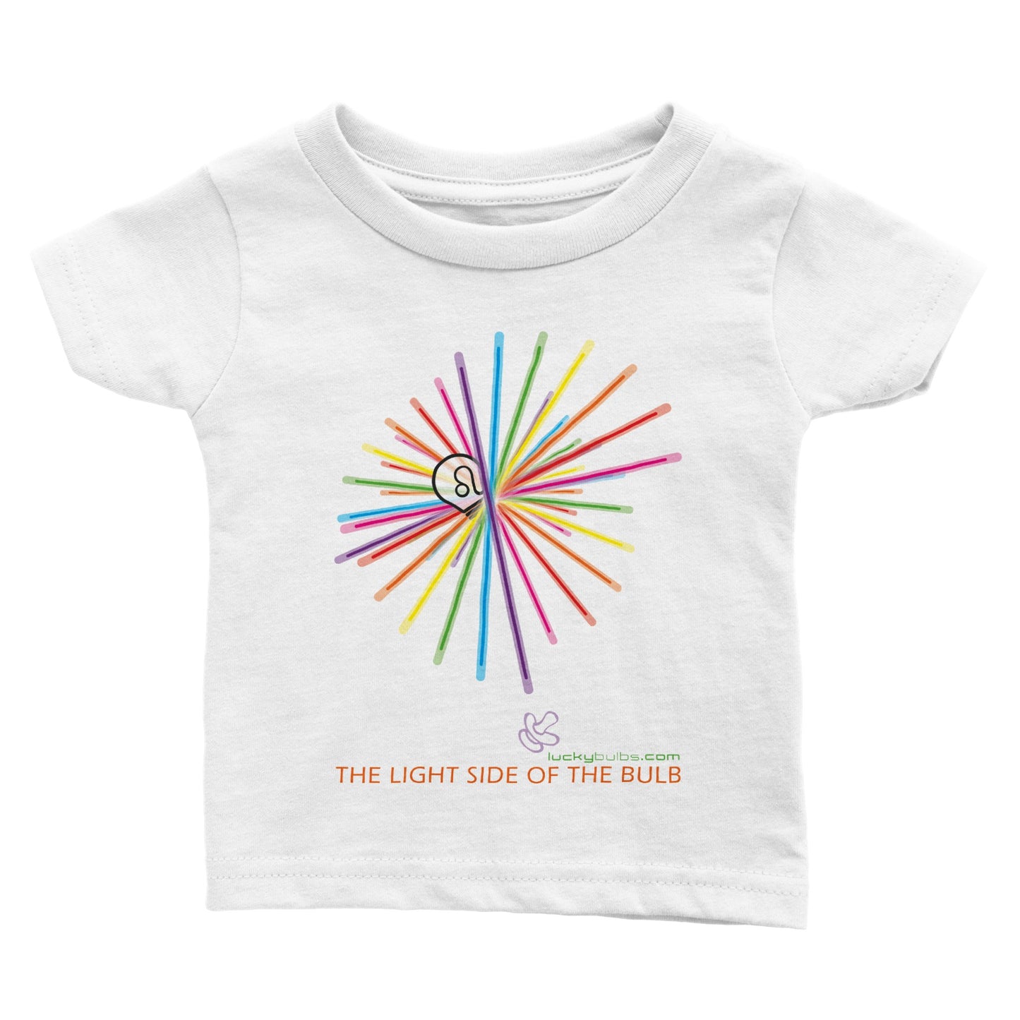 The light side of the Bulb - Baby - 2 - HAPPY - T-Shirt