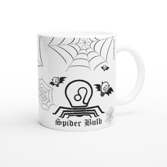 Halloween Bulbs - Witch - SPIDER - Ceramic Mug