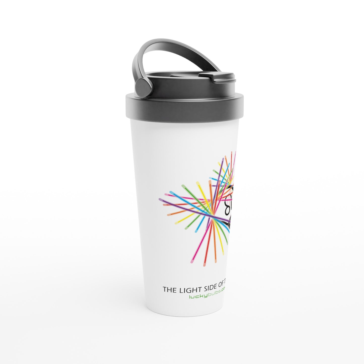 The light side of the Bulb - 1 - travel mug