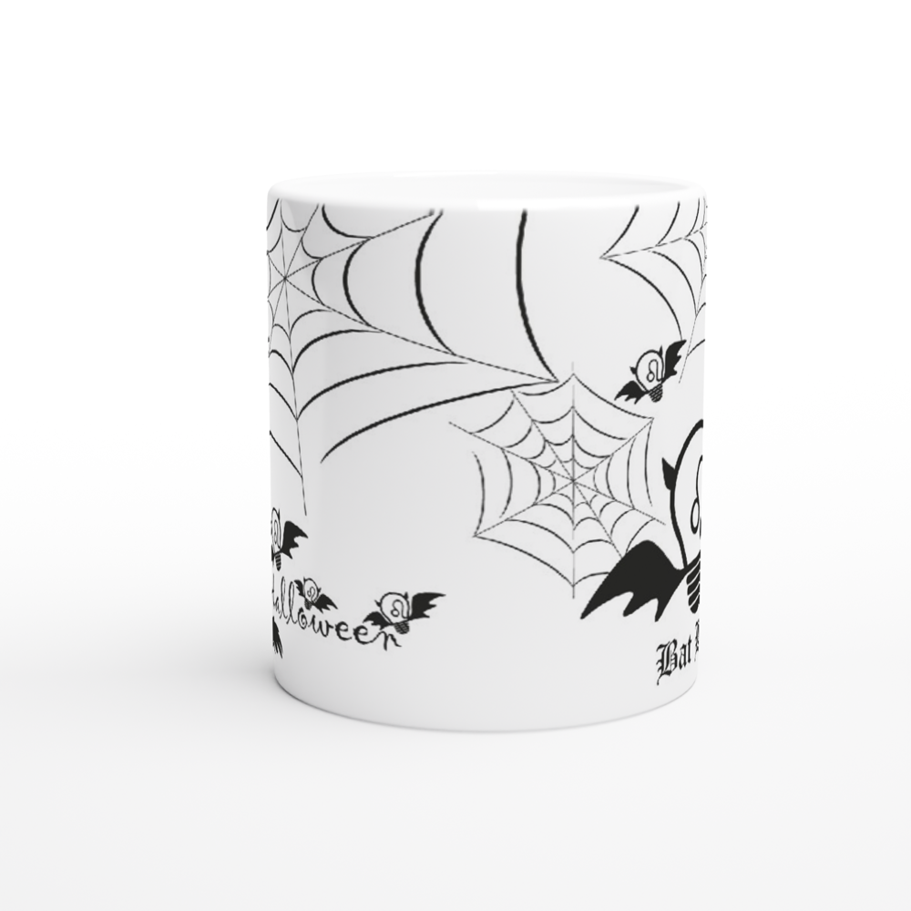 Halloween Bulbs - Witch - BAT - Ceramic Mug