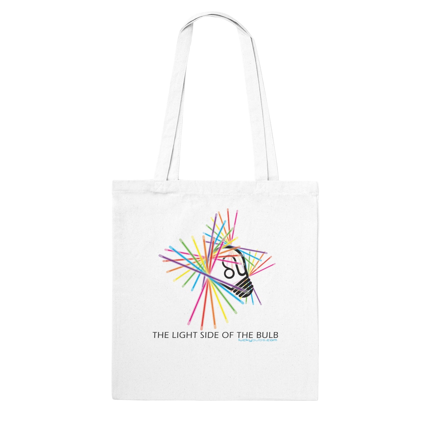 The light side of the  Bulb - 1 - Tote bag classica