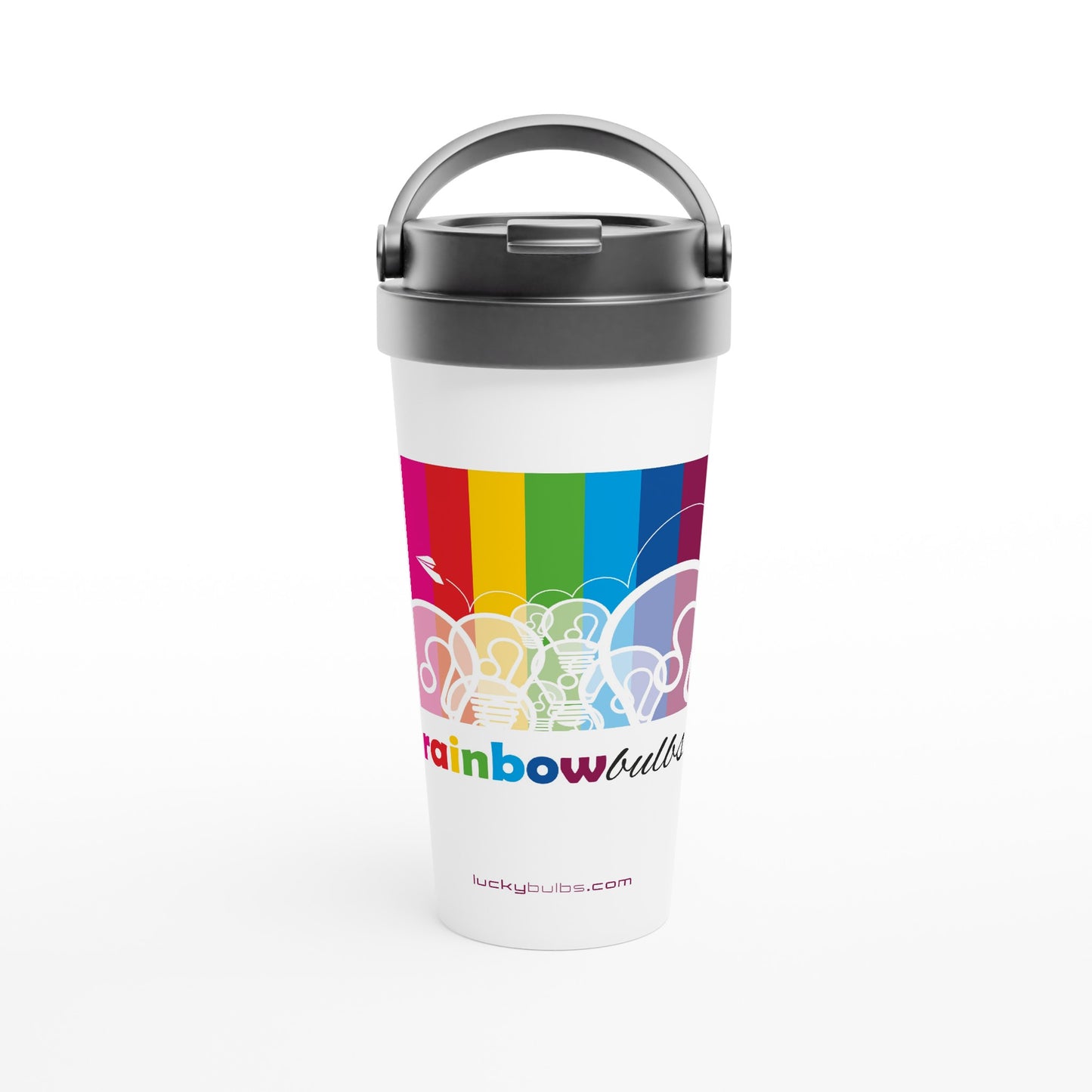 Rainbow Bulbs - TEMA - VOLO - travel mug